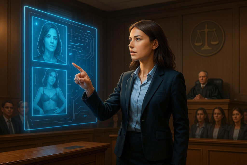 Illustration depicting the pivotal case of J&O vs. Internet Platform that shaped privacy laws.