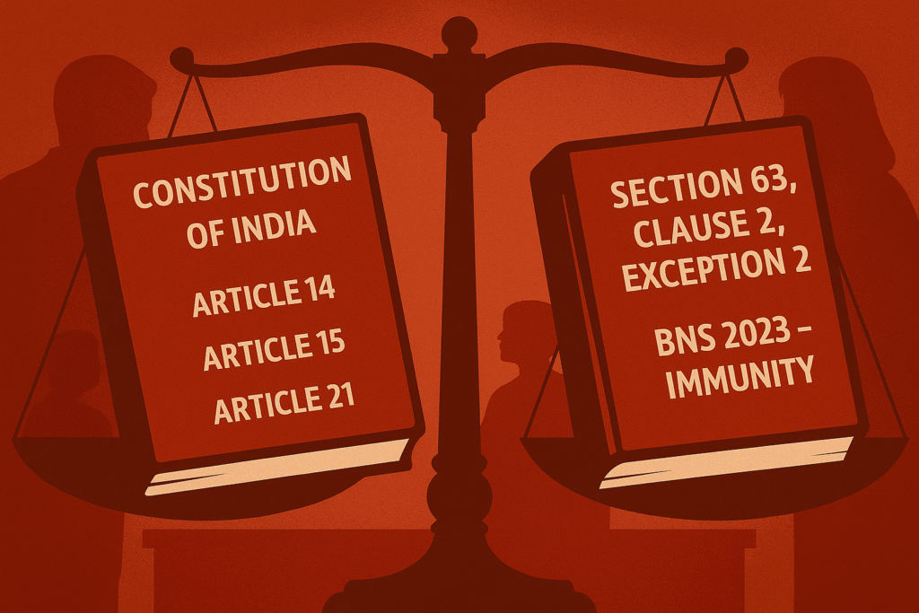 Constitutional rights vs marital rape immunity India